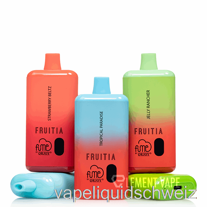 Fruitia X Fume 8000 Einwegbombe Pop Vape Liquid E-Liquid Schweiz